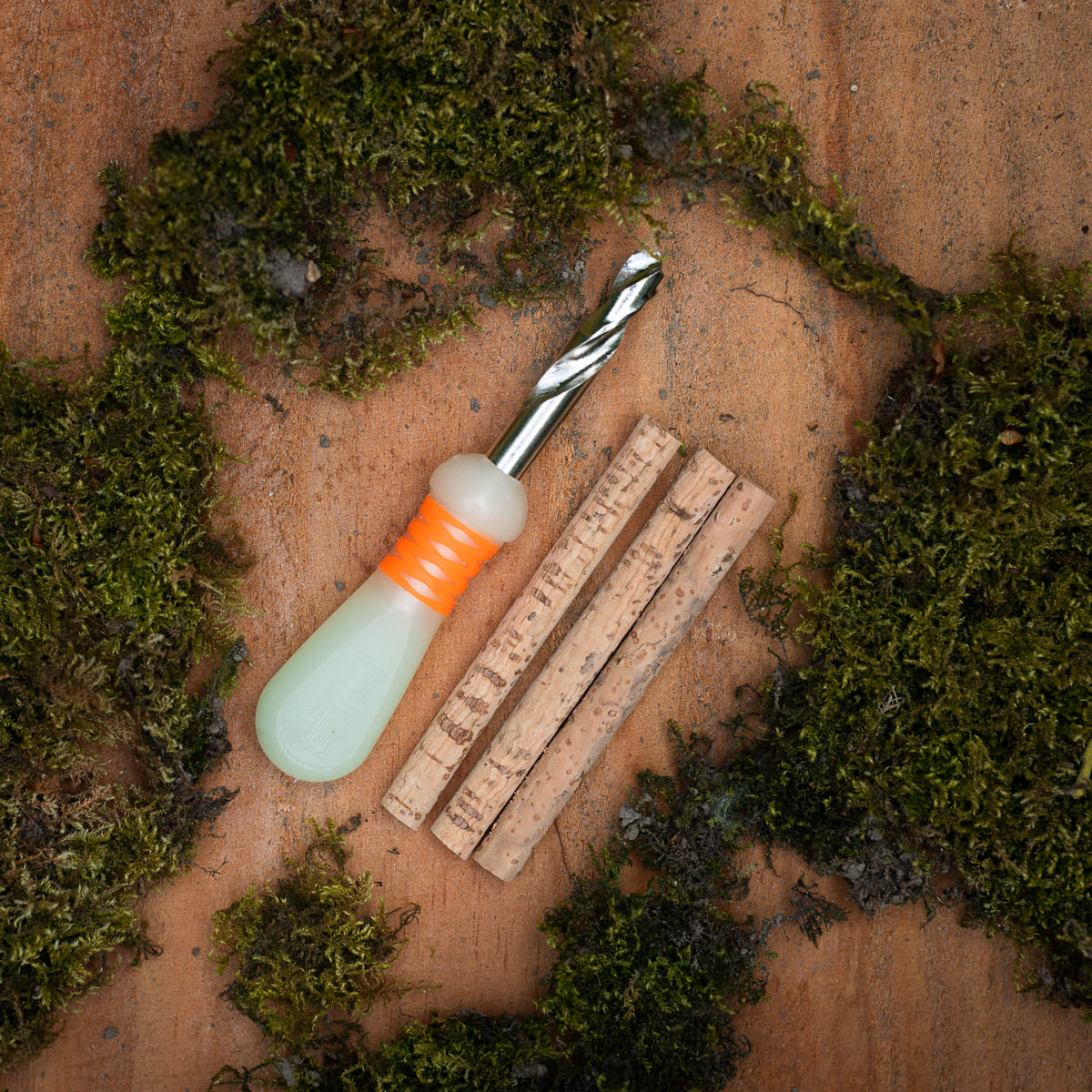 Bait Drill + Cork Sticks (3pcs)